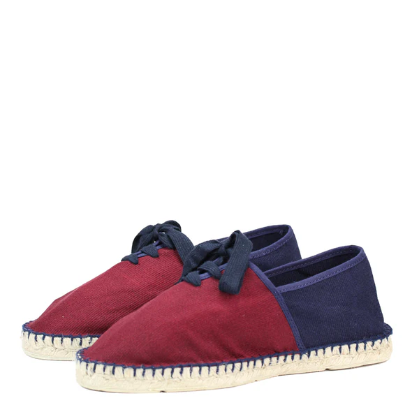 Papat Espadrilles - Navy/Bordeaux
